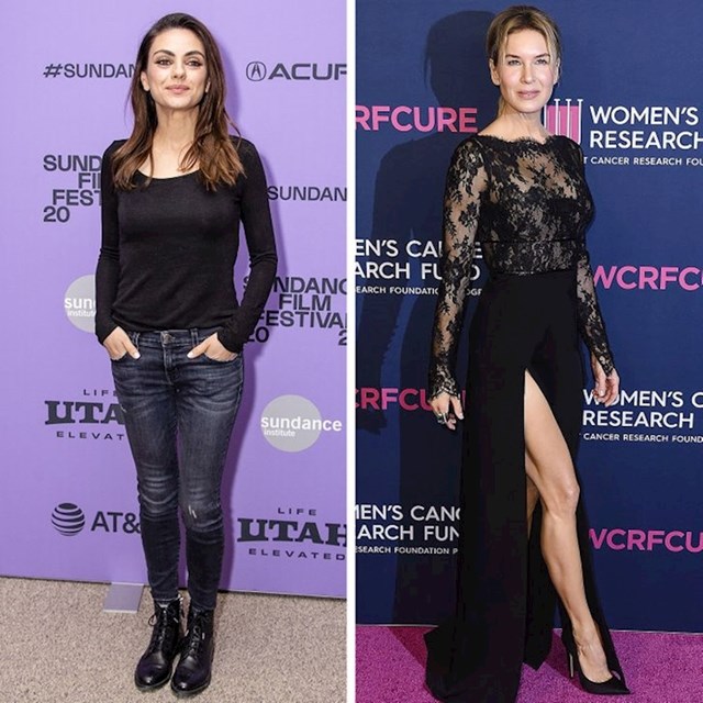 Mila Kunis i Renée Zellweger - 163 cm