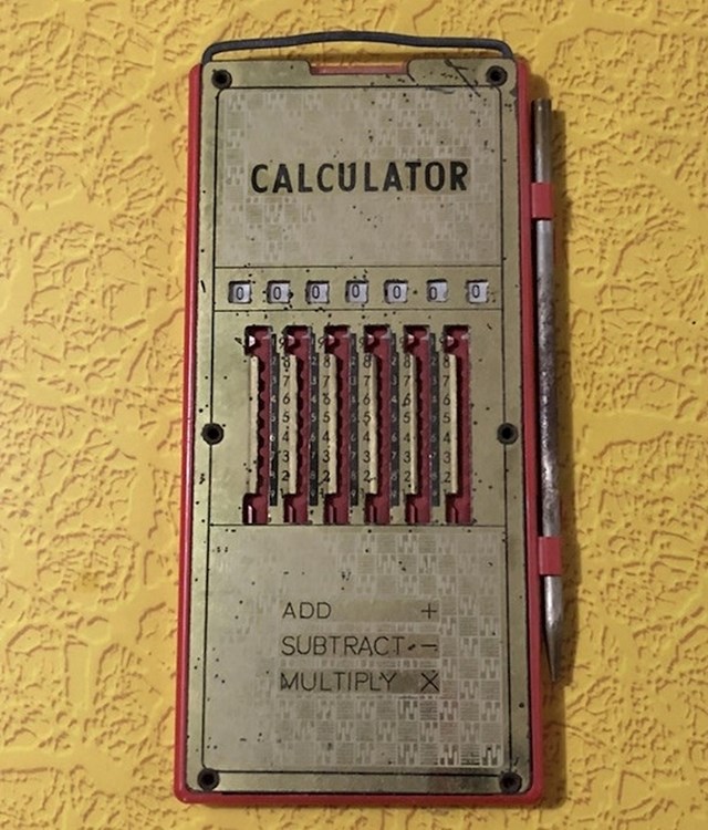"Našao sam kalkulator koji je koristila moja baka."