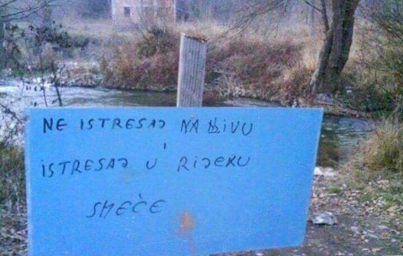 Evo što je prolaznik slikao: