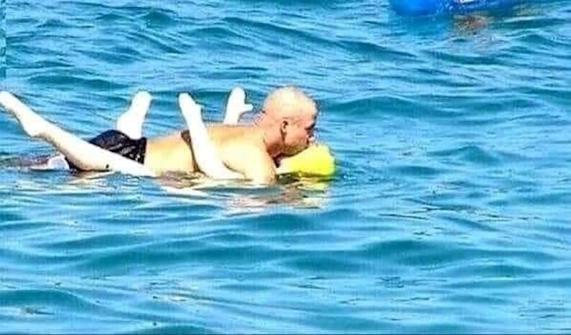 Pogledajte na čemu je plutao: