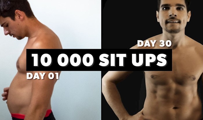 10 000 sit-upa u 30 dana