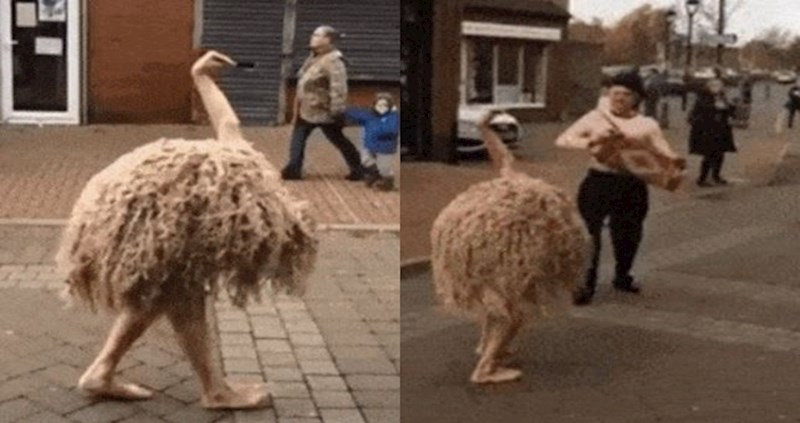 Noj se prošetao ulicama i zaplesao, a onda su prolaznici shvatili da nije ono što se čini