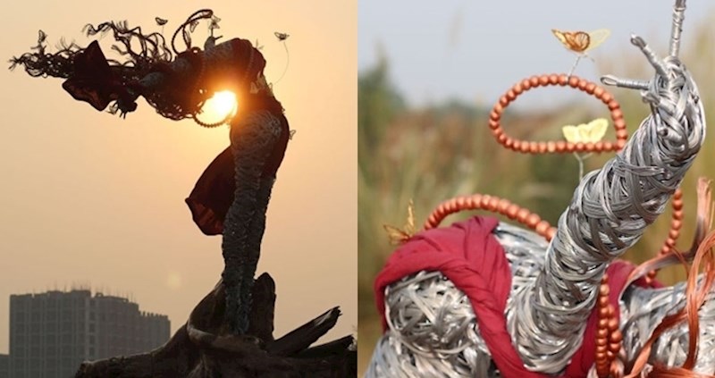 Ovaj umjetnik stvorio je prekrasnu žičanu skulpturu koja slavi ženstvenost