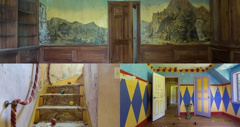 Tajanstvenu vilu odavno je napustila obitelj cirkusanata, zavirite u njenu unutrašnjost