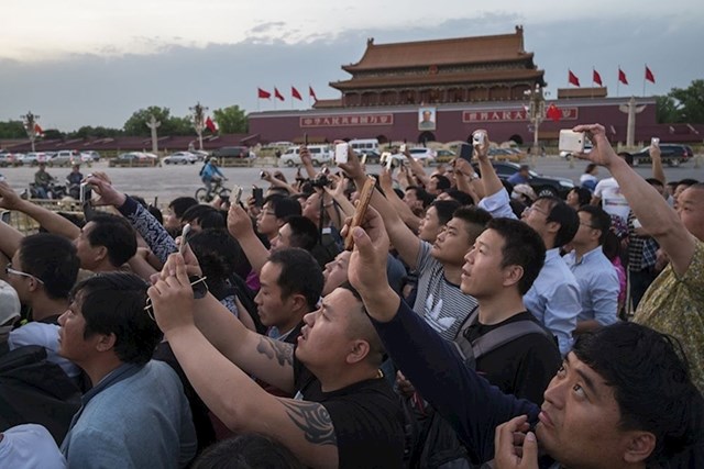 Mao Mausoleum, Tiananmenski trg, Beijing, Kina
