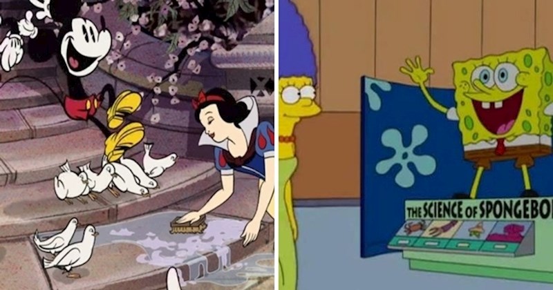 10 puta kada su se različiti likovi iz crtića nekako našli u istoj priči