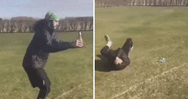 Muškarac je pokušao napraviti salto unazad s pivom u ruci, pogledajte kako je to završilo