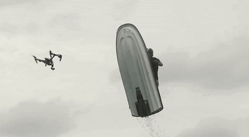 Htio je dronom snimiti svoj skok na jet-skiju, ono što se dogodilo nije očekivao