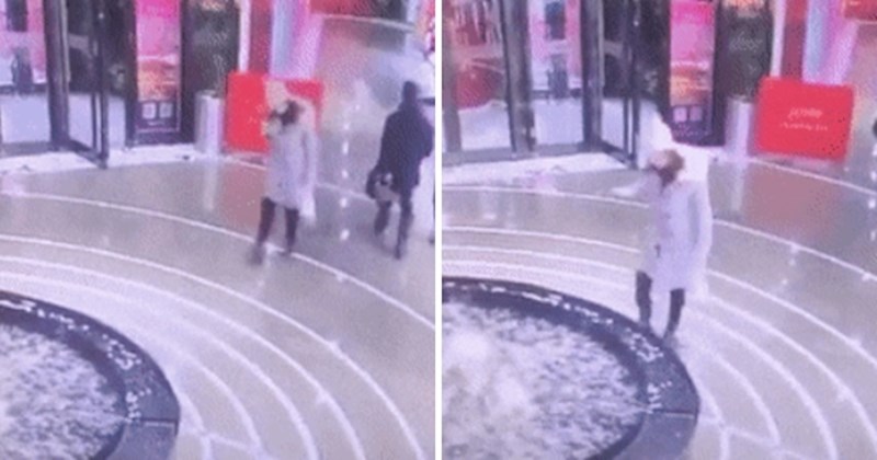 Djevojka je gledala u mobitel i upala u fontanu šoping centra