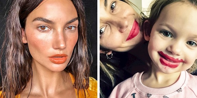 Lily Aldridge i njena kćer