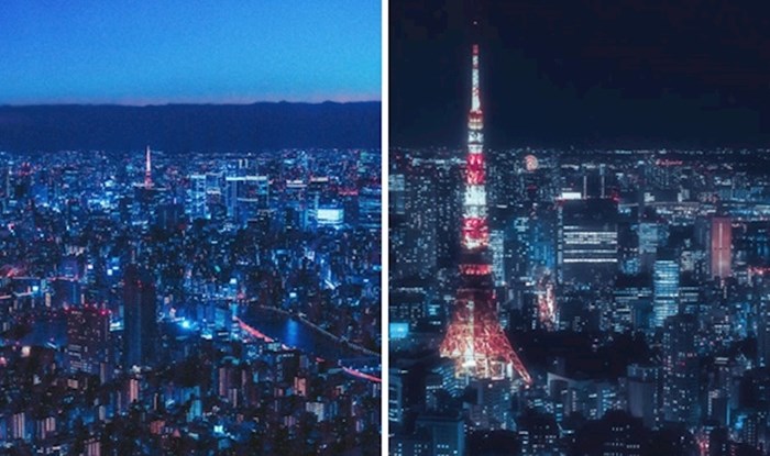 Pogledajte kako čarobno Tokio izgleda noću