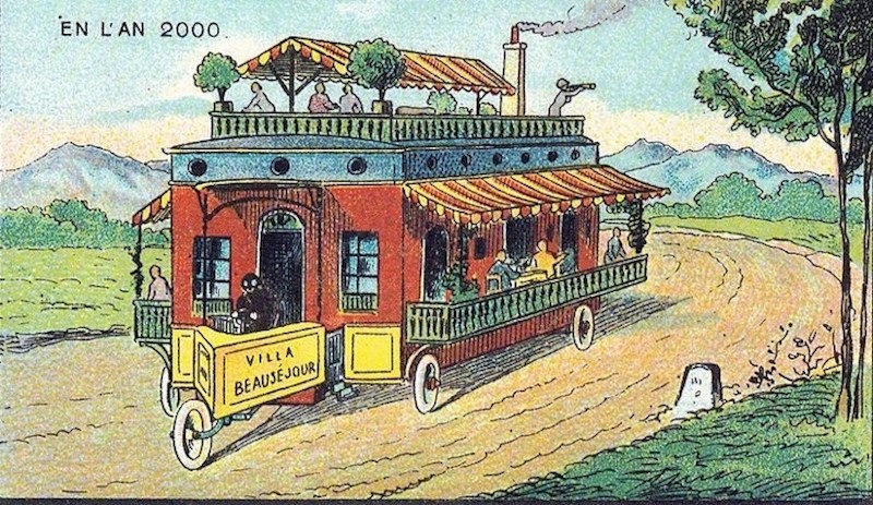 Neobična kuća na kotačima.