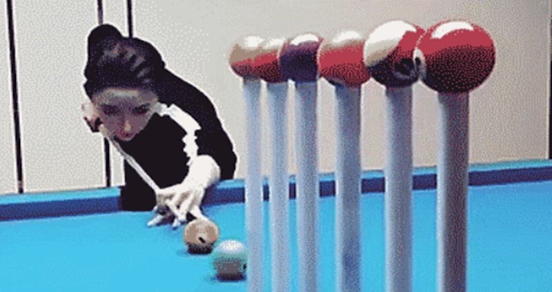 Pogledajte nevjerojatne biljarske sposobnosti ove žene