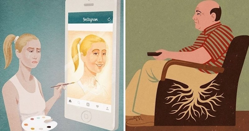 Ove ilustracije odlično objašnjavaju način na koji funkcionira današnje društvo