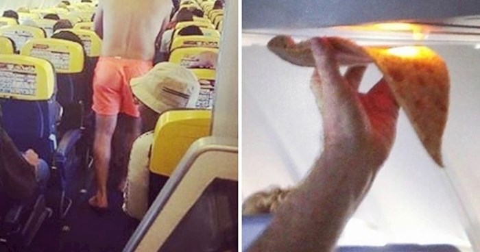 Urnebesne fotografije putnika u avionima dokazuju da se neki ljudi jednostavno ne znaju ponašati u javnosti