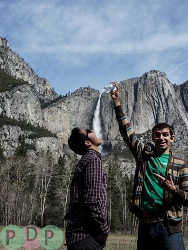 Jako je bio žedan. :)