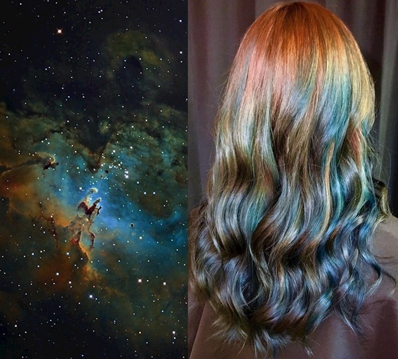 Predivne boje galaksije.