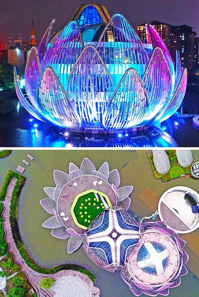 Lotus zgrada u samom centru kineskog grada Wujin