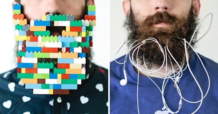 Ovaj muškarac u svoju bradu stavlja različite predmete, a prati ga 75 tisuća ljudi