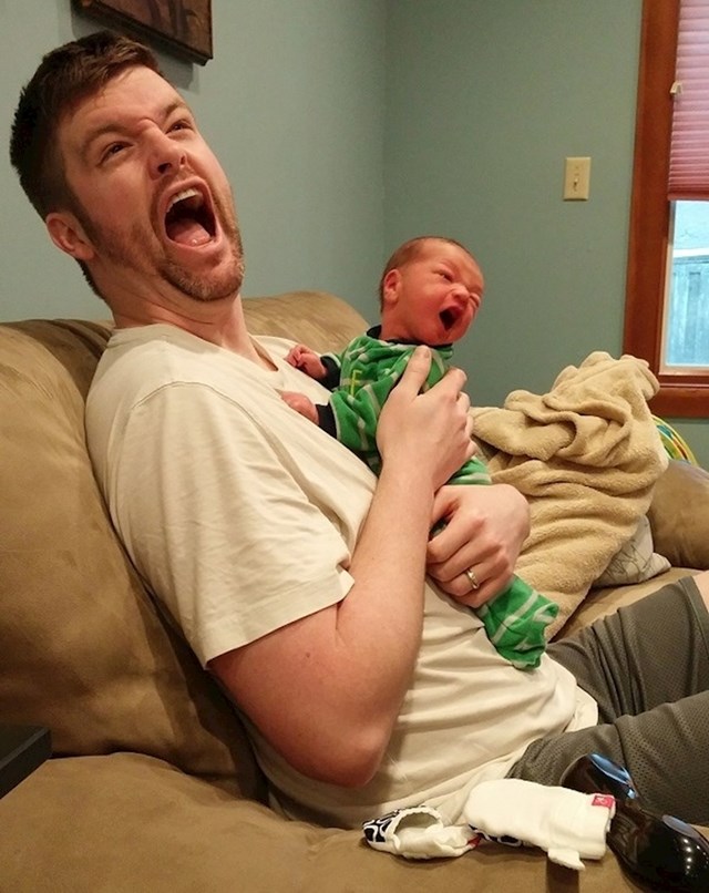 Nije rijetkost da je beba isti tata.