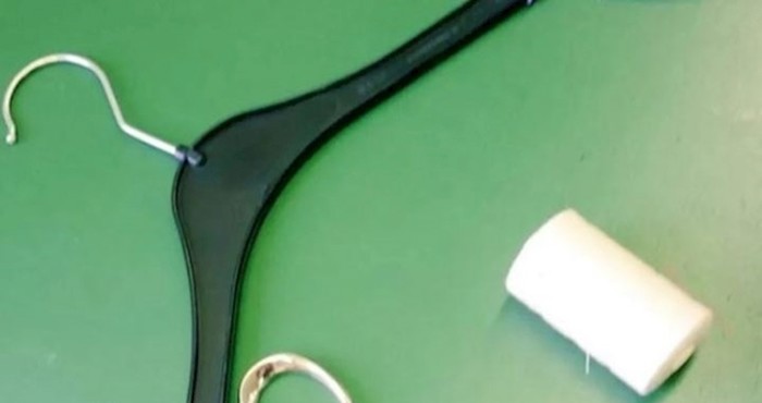 Pogledajte kako je ova žena uspjela zaustaviti da joj stvari padaju s vješalice