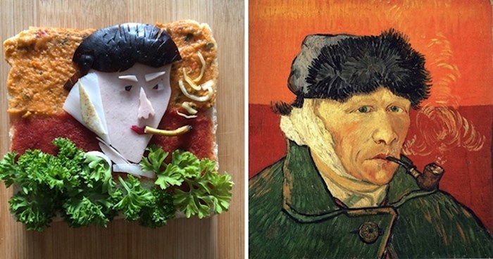 Pogledajte kako ljudi rekreiraju poznata umjetnička djela u obliku sendviča