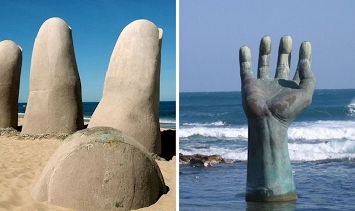 Nevjerojatne skulpture ruku popularan su motiv diljem svijeta
