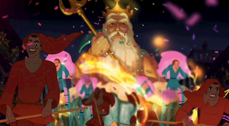 Kralj Triton iz "Male sirene" bio je u crtiću "Princeza i žabac".