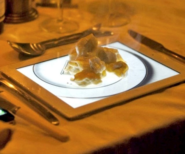 Slika tanjura na iPadu?