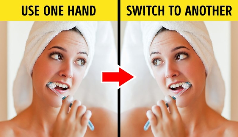 Promijenite ruku kojom radite stvari.