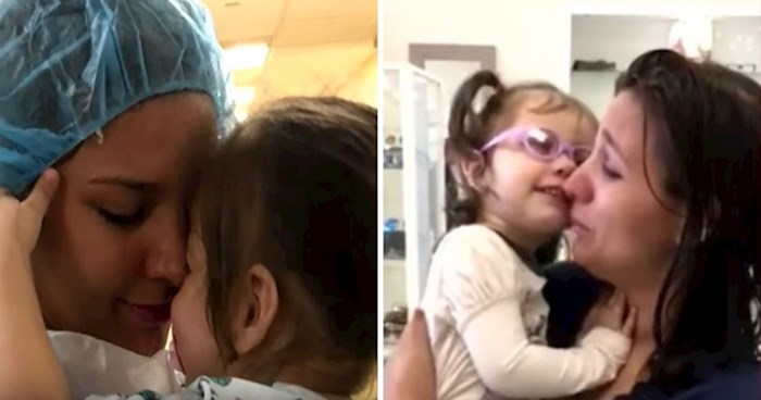 VIDEO Dvogodišnja djevojčica je nakon operacije očiju prvi put vidjela majku