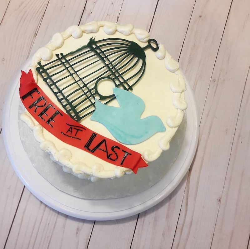 "Napokon slobodan/na."