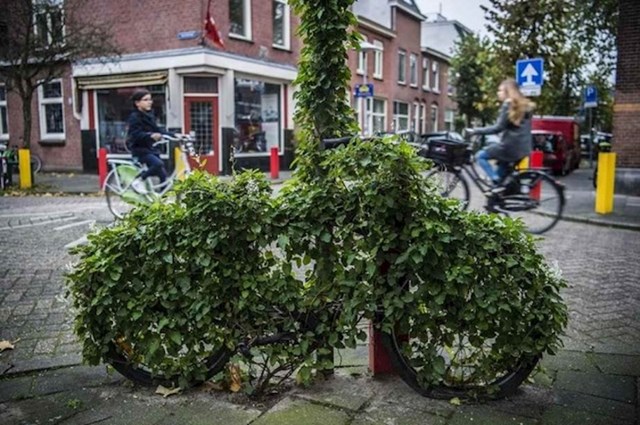 Ostavljeni bicikl u Nizozemskoj.