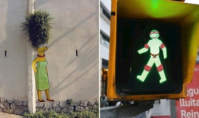 Likovi iz crtića zavladali su ulicama Barcelone zbog ovog zanimljivog umjetnika