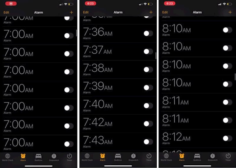 "Moj brat navija novi alarm svaku večer."