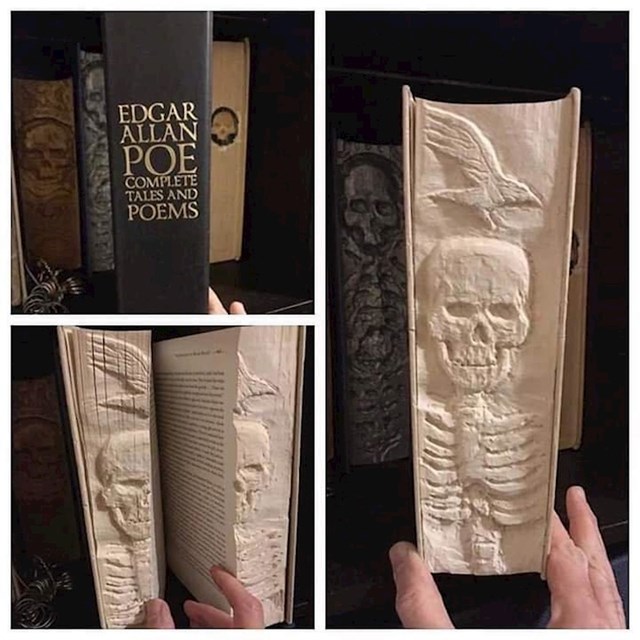 10. Dizajn knjige Edgara Allana Poea koji otkriva ponešto i o radnji. :)