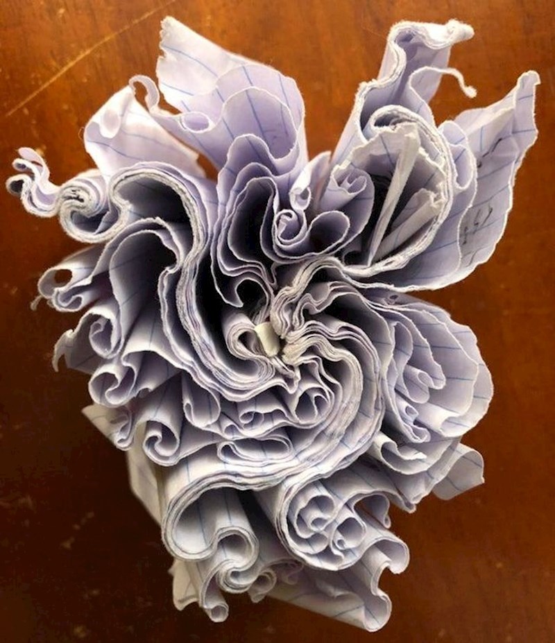 "Oprala sam bilježnicu i napravila slučajno umjetničko djelo"