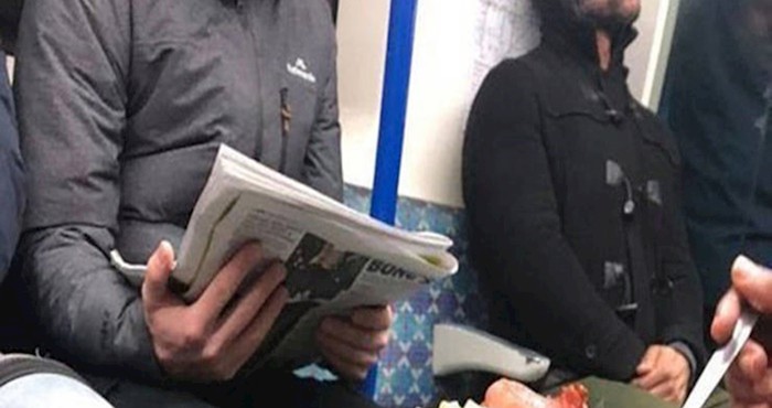 Čovjek je bez imalo srama u podzemnu željeznicu ponio neobično serviran obrok