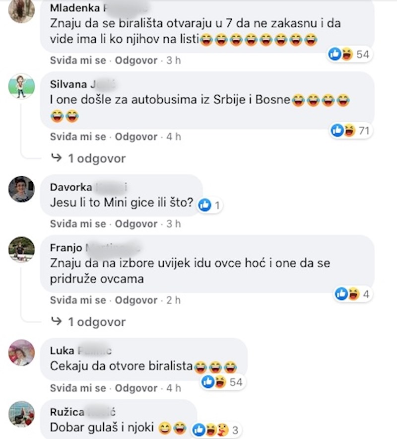 Ljudi su u komentarima ovaj prizor odmah povezali s lokalnim izborima.🤣