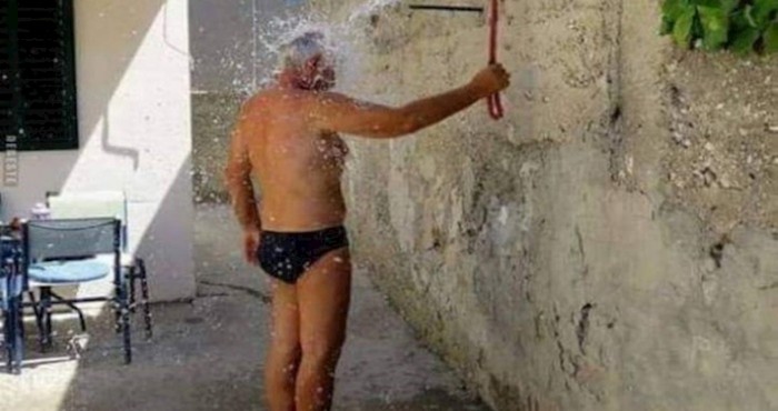 Genijalac iz Dalmacije nasmijao je cijeli internet zbog onoga od čega je napravio vanjski tuš