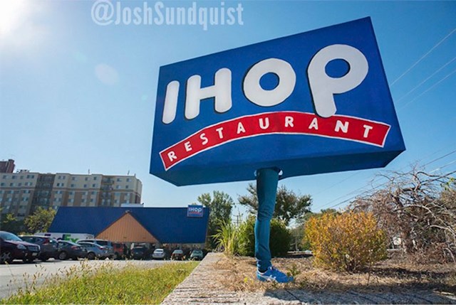 2015. godine nasmijao je milijune ljudi tako što se prerušio u znak za lanac restorana IHOP.