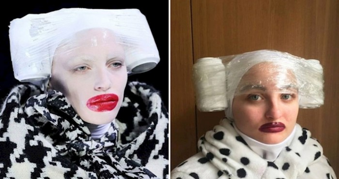 20 ljudi koji su u karanteni odlučili imitirati kreacije s modnih pisti