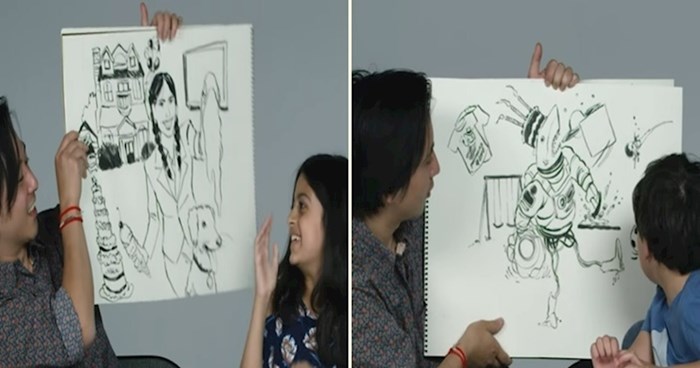 VIDEO Djeca su opisala svojeg budućeg životnog partnera ilustratoru, rezultati su genijalni
