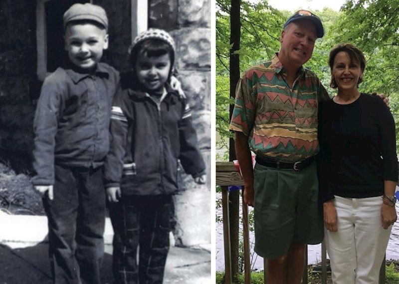 9. "Moja najbolja prijateljica iz djetinjstva i ja, 50-ak godina kasnije."