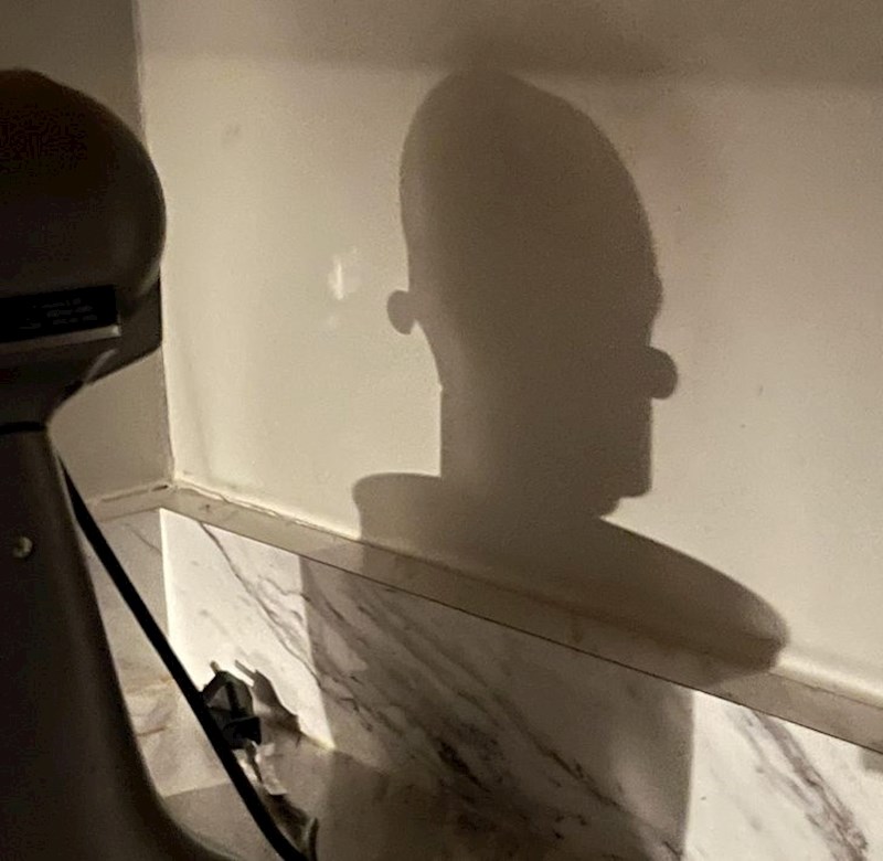 2. Sjena izgleda kao čovjek izrazito krumpirastog nosa s malom pundžicom