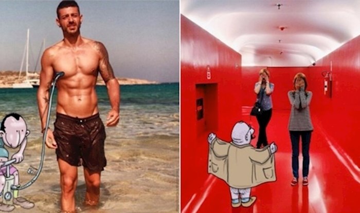 Umjetnik uzima tuđe fotke s Instagrama i "napada" ih duhovitim ilustracijama