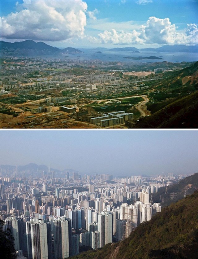 10. Jedan od 18 hongkonških okruga, Kowloon, 1964. i danas