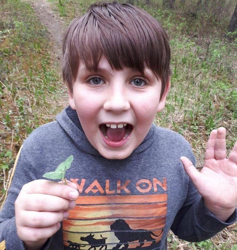 Prvi put je našao djetelinu s 4 lista.