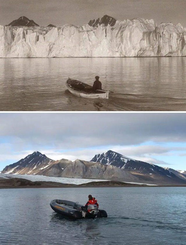 7. Arktik prije 103 godine i danas