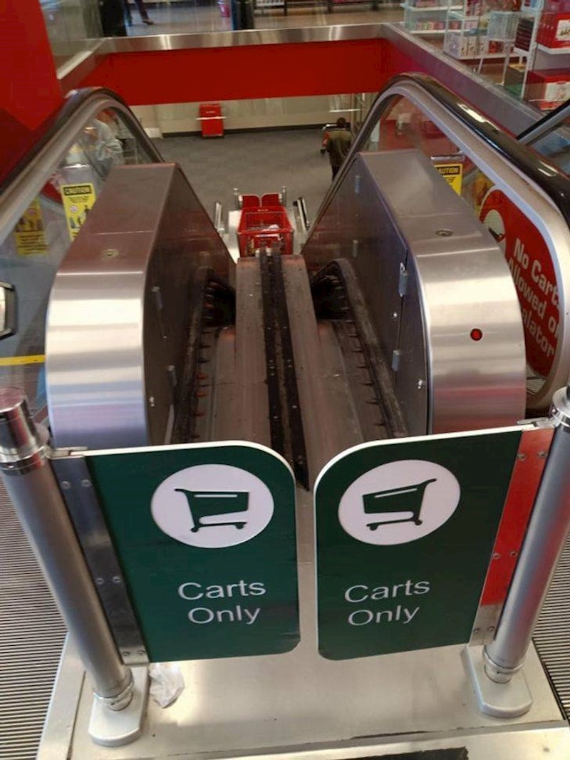 16. Eskalator za shopping kolica